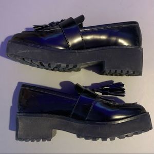 monki platform loafers